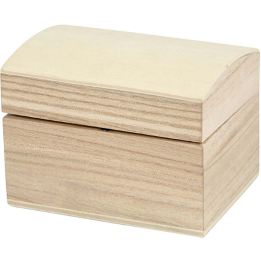 CC Houten schatkist 8x6x4,5cm