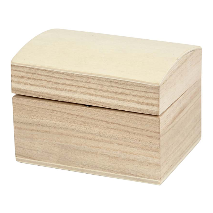 CC Houten schatkist 8x6x4,5cm