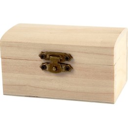 CC Houten schatkist 9x5,2x4,9cm
