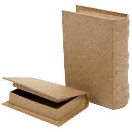 CC Papier maché boeken 2 stuks