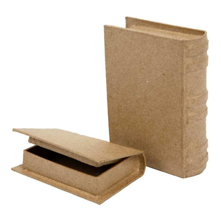 CC Papier maché boeken 2 stuks
