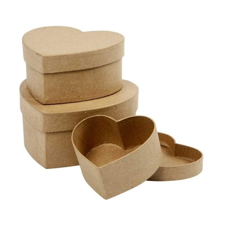 CC Papier maché harten dozen 3 stuks