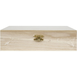 GC Houten theedoos 20x20x5,7cm