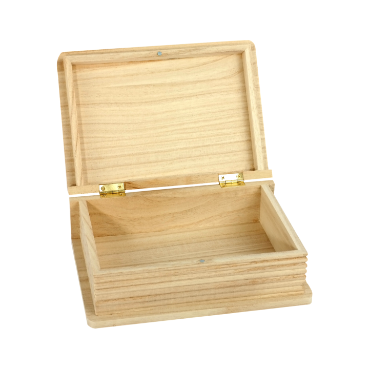 Houten kist boek 20x14,1x6,9cm
