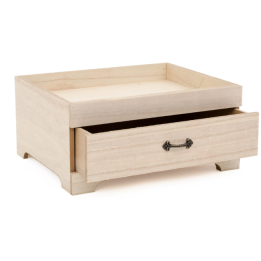 Houten ladekistje 26x21x12cm