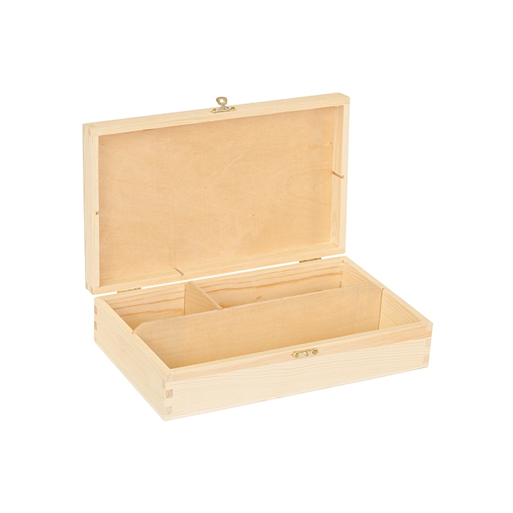 Houten tekenkist 27x16x6,5cm