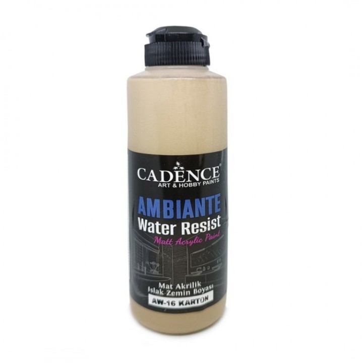 Cadence ambiante waterbestendige matt acrylverf 250ml cardboard + 10 gr catalyst