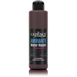 Cadence ambiante waterbestendige matt acrylverf 250ml dark brown + 10 gr catalyst