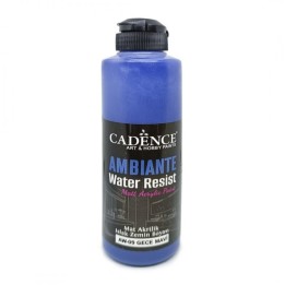 Cadence ambiante waterbestendige matt acrylverf 250ml midnight blue+ 10 gr catalyst