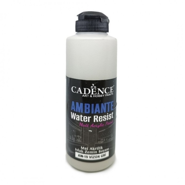 Cadence ambiante waterbestendige matt acrylverf 250ml mink gray + 10 gr catalyst