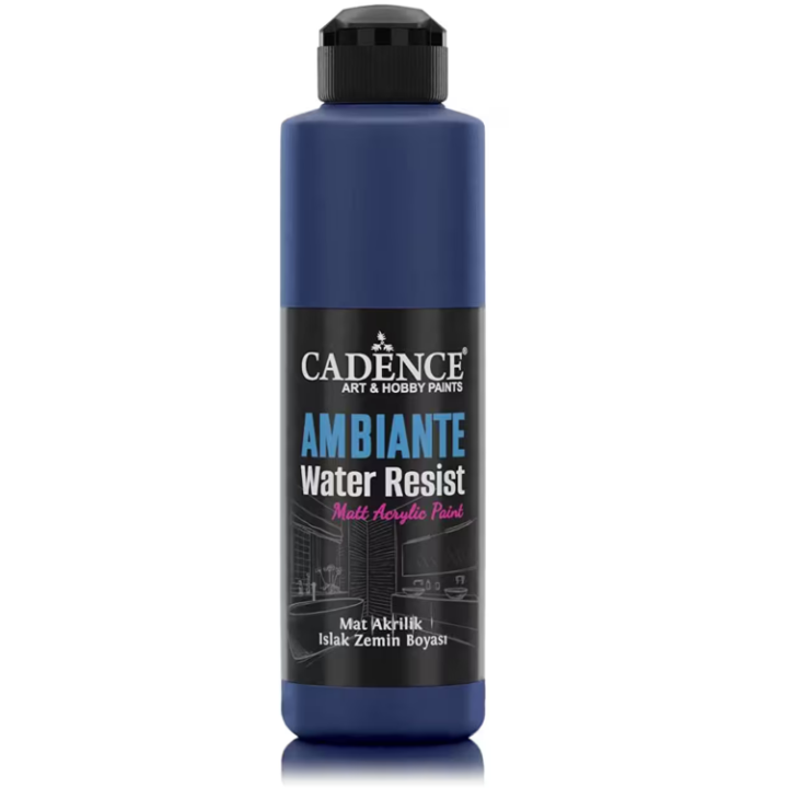 Cadence ambiante waterbestendige matt acrylverf 250ml ocean + 10 gr catalyst