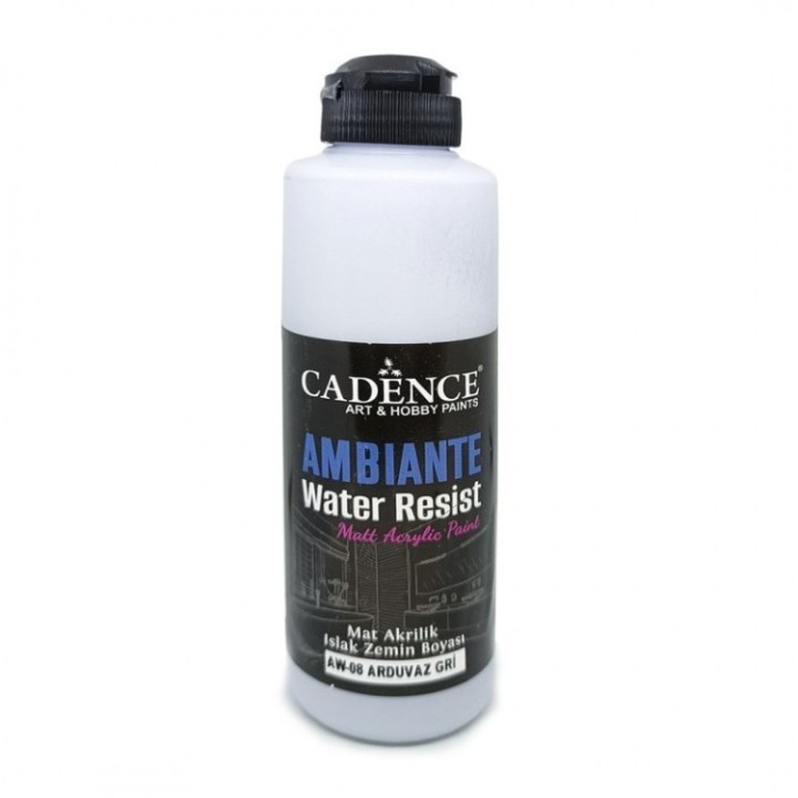 Cadence ambiante waterbestendige matt acrylverf 250ml slate gray + 10 gr catalyst