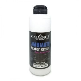 Cadence ambiante waterbestendige matt acrylverf 250ml white + 10 gr catalyst