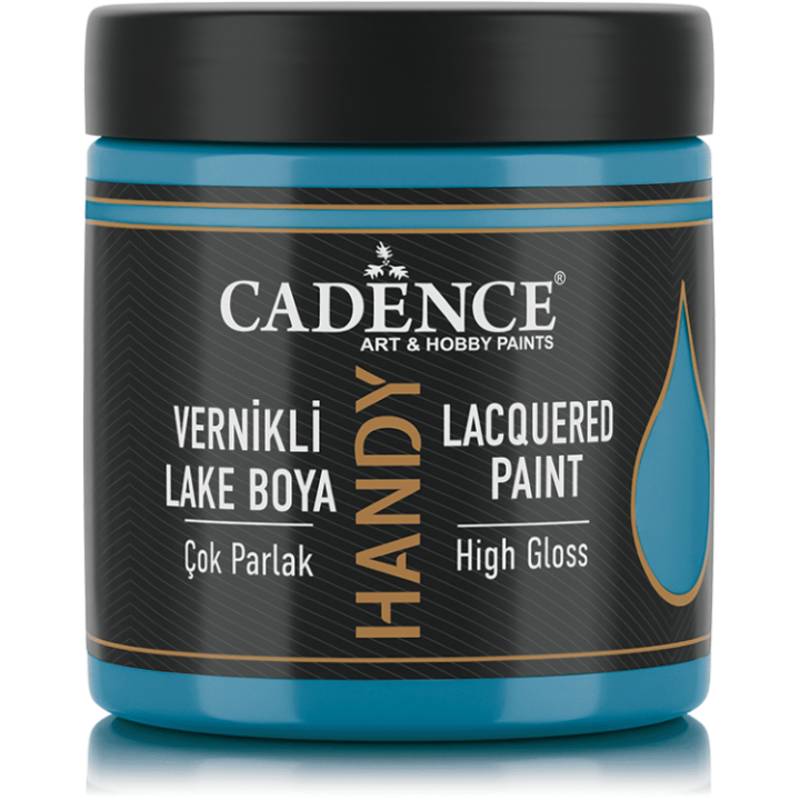Cadence hoogglans acrylverf 250ml turquoise