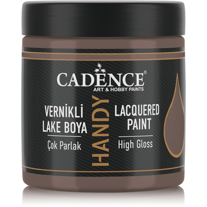 Cadence hoogglans acrylverf 250ml warm brown