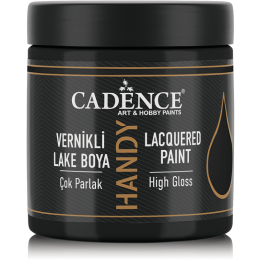 Cadence hoogglans acrylverf 250ml black