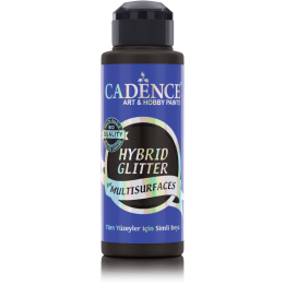 Cadence hybrid acrylverf glitter 120ml black
