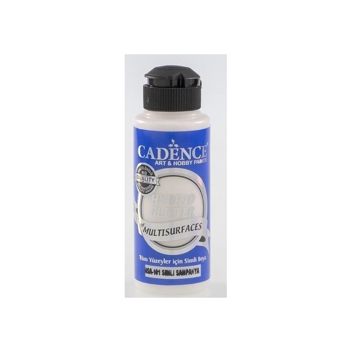 Cadence hybrid acrylverf glitter gold 120ml champagne