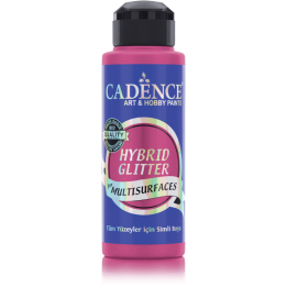 Cadence hybrid acrylverf glitter 120ml fuchsia