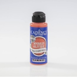 Cadence hybrid acrylverf glitter 120ml granaatappelbloem