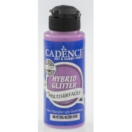 Cadence hybrid acrylverf glitter 120ml hazaran purple