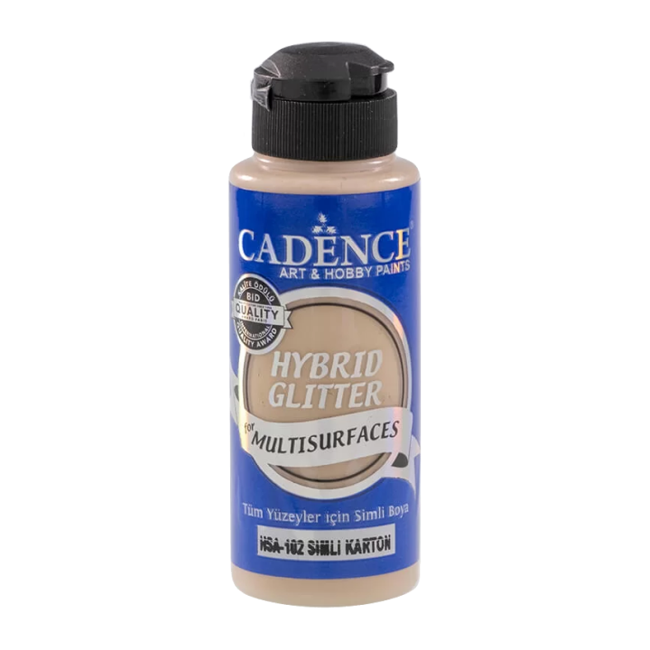 Cadence hybrid acrylverf glitter gold 120ml karton