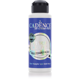 Cadence hybrid acrylverf glitter 120ml wit