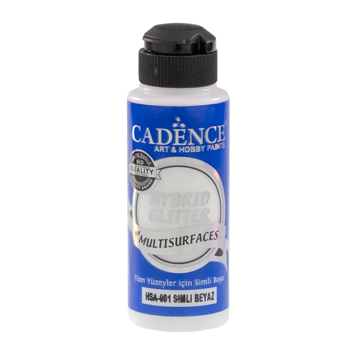 Cadence hybrid acrylverf glitter gold 120ml wit