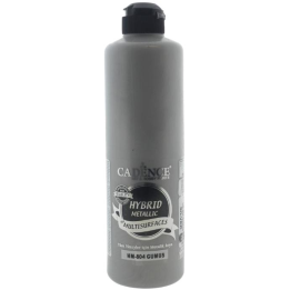 Cadence hybrid acrylverf metallic 500ml zilver