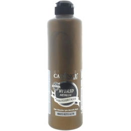 Cadence hybrid acrylverf metallic 500ml donker goud