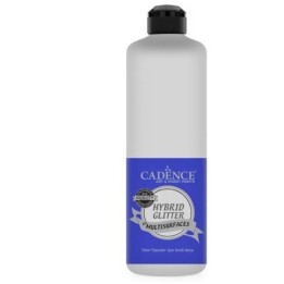 Cadence hybrid acrylverf glitter 500ml wit