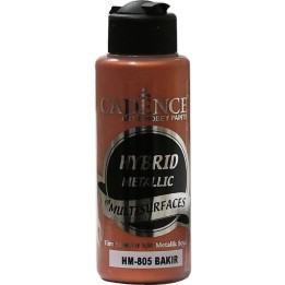 Cadence hybrid acrylverf metallic 120ml koper