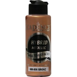 Cadence hybrid acrylverf metallic 120ml brons