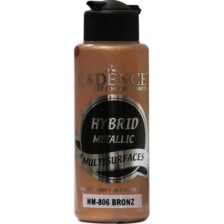 Cadence hybrid acrylverf metallic 120ml brons