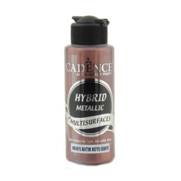 Cadence hybrid acrylverf metallic 120ml antiek donker koper