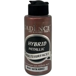 Cadence hybrid acrylverf metallic 120ml antiek rood