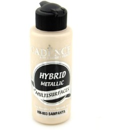 Cadence hybrid acrylverf metallic 120ml champagne