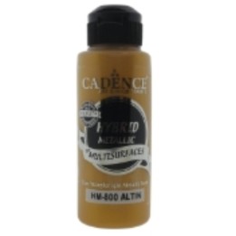 Cadence hybrid acrylverf metallic 120ml goud