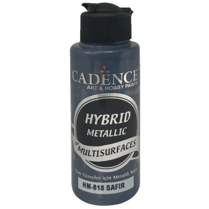Cadence hybrid acrylverf metallic 120ml sapphire