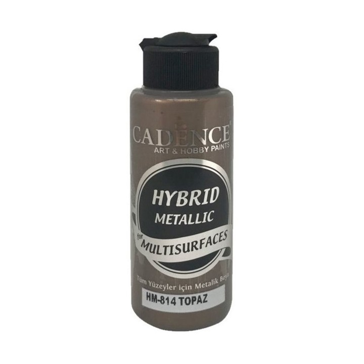 Cadence hybrid acrylverf metallic 120ml topaz