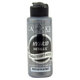 Cadence hybrid acrylverf metallic 120ml antiek antraciet