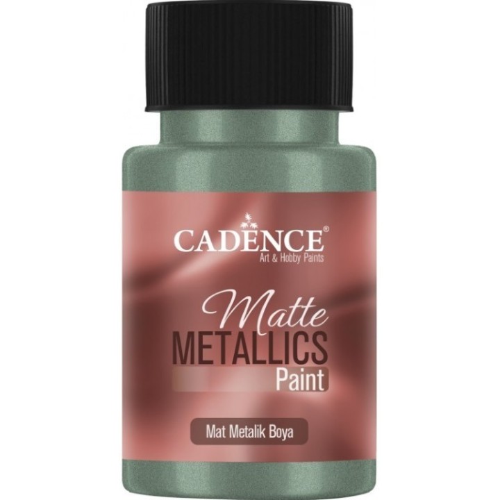Cadence matte metallic verf 50ml antiek groen