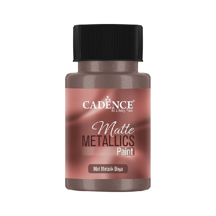 Cadence matte metallic verf 50ml bruin