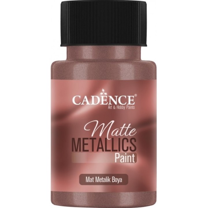 Cadence matte metallic verf 50ml chocolade