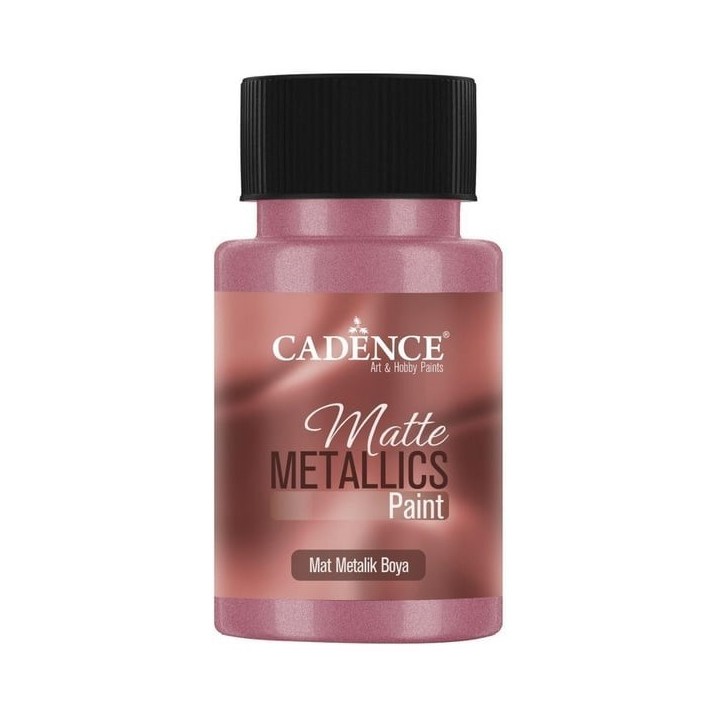 Cadence matte metallic verf 50ml dry rose