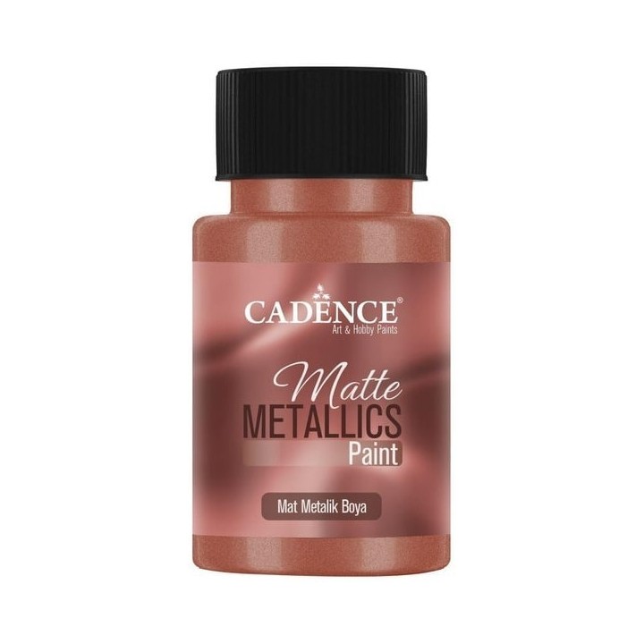 Cadence matte metallic verf 50ml koper