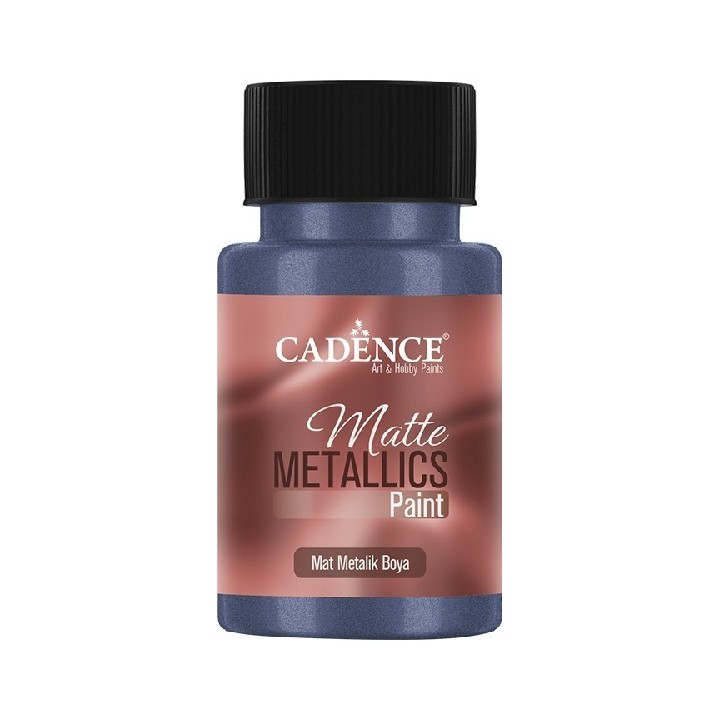 Cadence matte metallic verf 50ml marineblauw