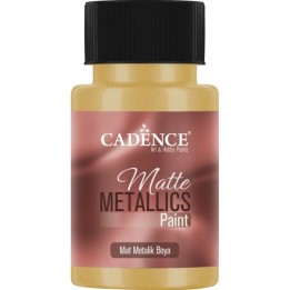Cadence matte metallic verf 50ml puur goud