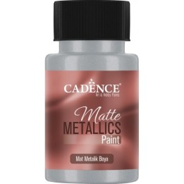 Cadence matte metallic verf 50ml zilver