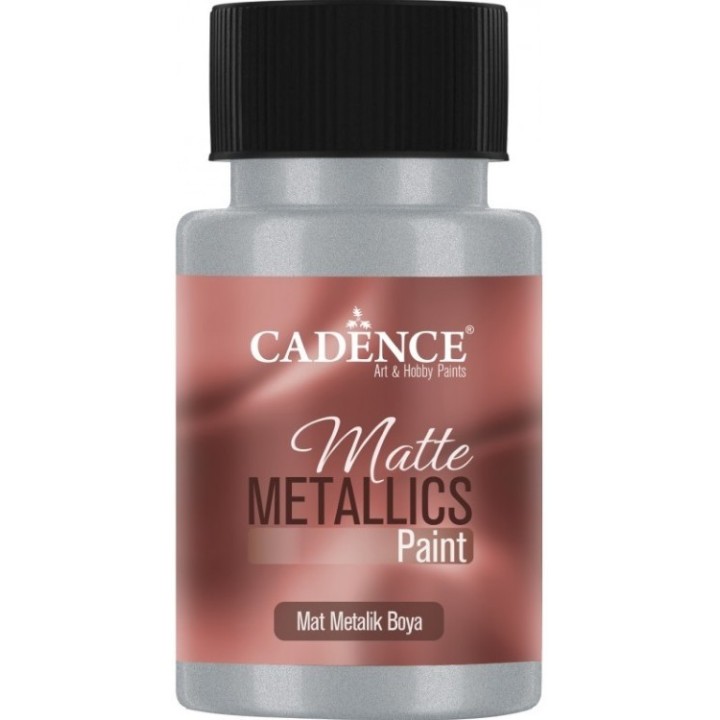 Cadence matte metallic verf 50ml zilver